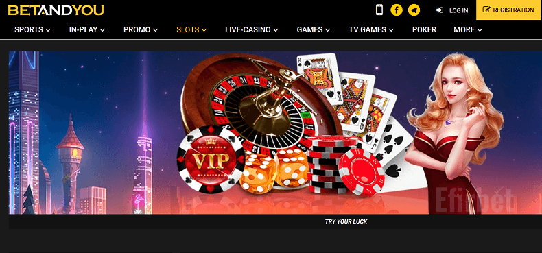 Betandyou Slots Website Screenshot